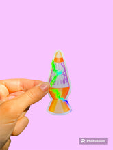 Load image into Gallery viewer, Ghost Lava Lamp Holographic Sticker
