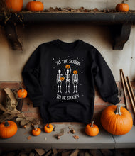Load image into Gallery viewer, Spooky Skeletons Crewneck Sweatshirt
