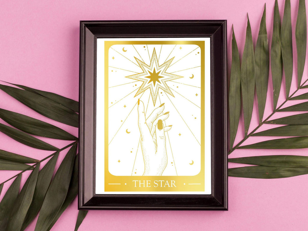 The Star Tarot Foil Print