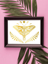 Load image into Gallery viewer, Luna Moth Foil Print
