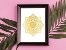 Load image into Gallery viewer, Mandala Foil Print
