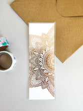 Load image into Gallery viewer, Mandala Foil Bookmark
