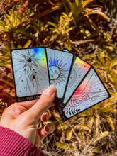 Load image into Gallery viewer, The Sun Tarot Holographic Sticker
