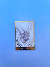 Load image into Gallery viewer, The Lovers Tarot Gold Foil Sticker
