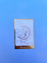 Load image into Gallery viewer, The Moon Tarot Gold Foil Sticker
