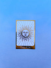 Load image into Gallery viewer, The Sun Tarot Gold Foil Sticker
