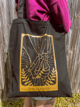 Load image into Gallery viewer, The Lovers Tarot Tote Bag
