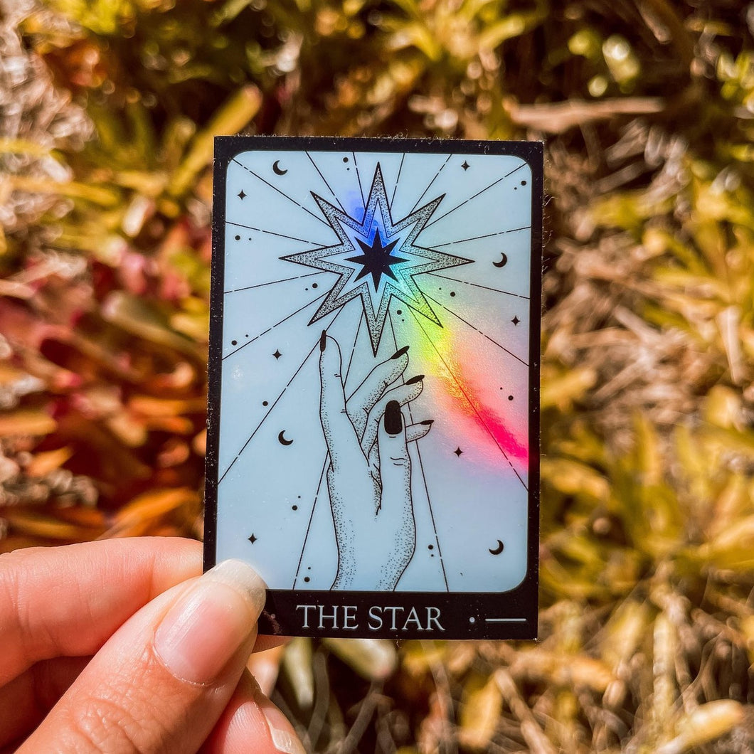 The Star Tarot Holographic Sticker