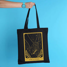 Load image into Gallery viewer, The Lovers Tarot Tote Bag
