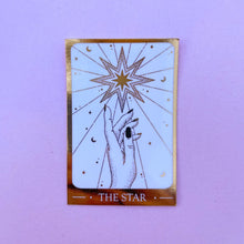 Load image into Gallery viewer, The Star Tarot Gold Foil Sticker
