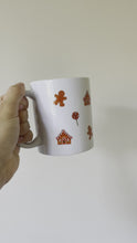 Load and play video in Gallery viewer, Gingerbread Christmas Mug
