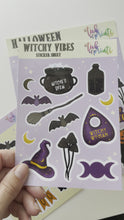 Load and play video in Gallery viewer, Witchy Vibes Halloween Sticker Sheet
