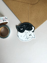 Load image into Gallery viewer, Yin Yang Cat Sticker
