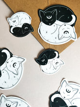 Load image into Gallery viewer, Yin Yang Cat Sticker
