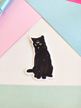 Load image into Gallery viewer, Mystic Black Cat Sticker
