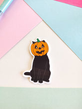 Load image into Gallery viewer, Pumpkin Cat Halloween Sticker
