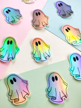 Load image into Gallery viewer, Ghost Holographic Halloween Sticker
