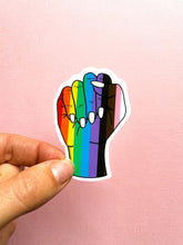 Load image into Gallery viewer, Pride Inclusive Fist Sticker
