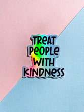 Load image into Gallery viewer, Treat People With Kindness Holographic Sticker
