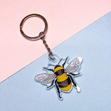Load image into Gallery viewer, Bumblebee Acrylic Keychain
