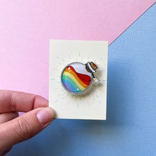 Load image into Gallery viewer, Pride Potion Rainbow Acrylic Pin
