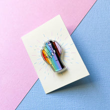 Load image into Gallery viewer, Pride Fist Acrylic Pin
