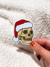 Load image into Gallery viewer, Santa Skull Cane Sticker
