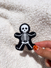 Load image into Gallery viewer, Gingerbread Skeleton Stickers
