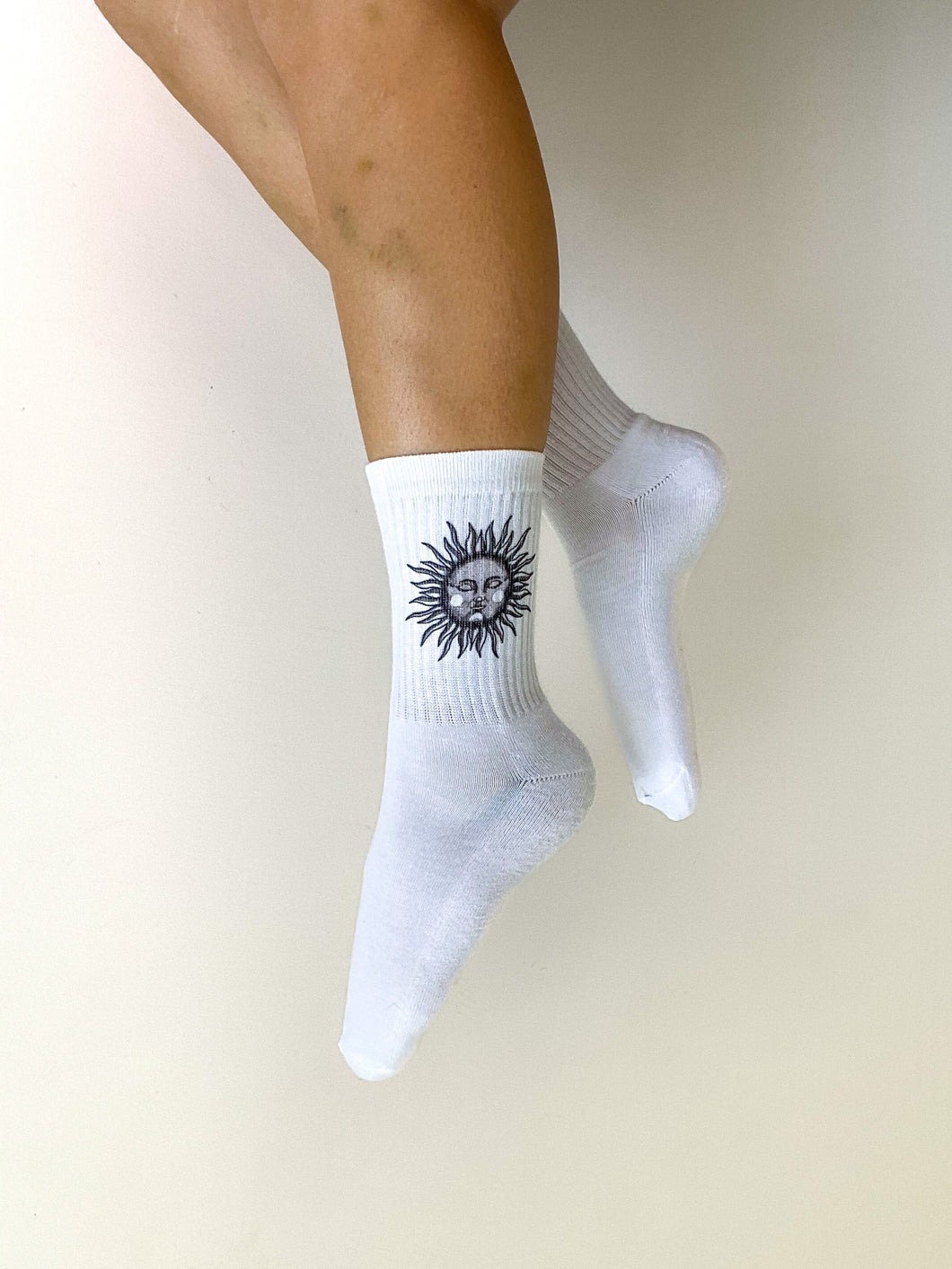 Sun and Moon Crew Socks
