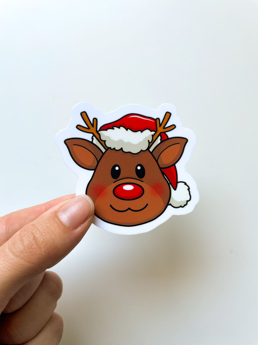 Rudolph Christmas Sticker