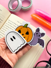 Load image into Gallery viewer, Cute Halloween Magnetic Bookmark Pack
