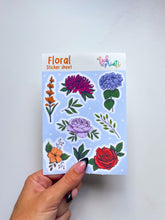 Load image into Gallery viewer, Floral Sticker Sheet

