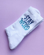 Load image into Gallery viewer, Stay Weird Crew Socks
