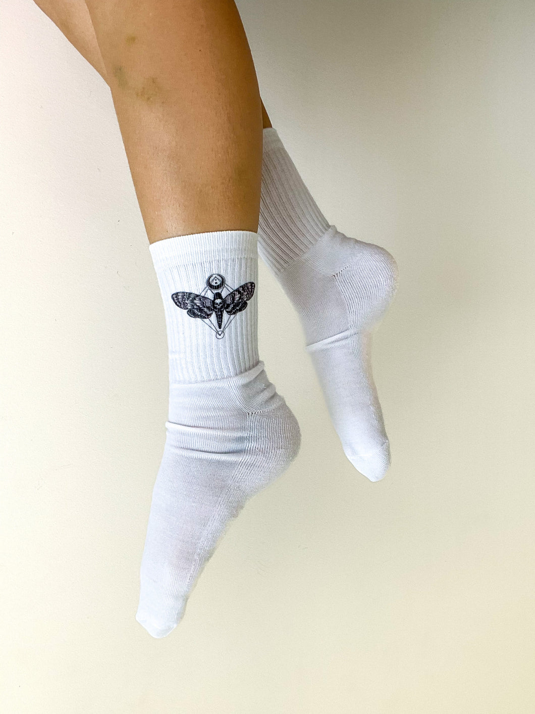 Death Moth Crew Socks