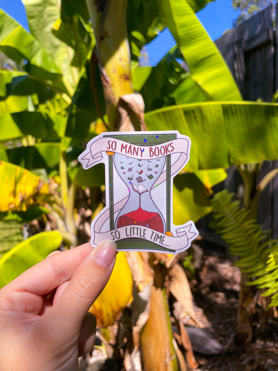 So Many Books, So Little Time Sticker