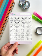 Load image into Gallery viewer, Cute Ghost Sticker Sheet
