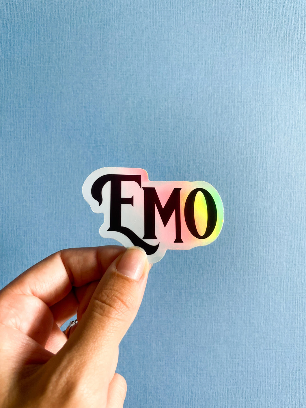 Emo Holographic Sticker