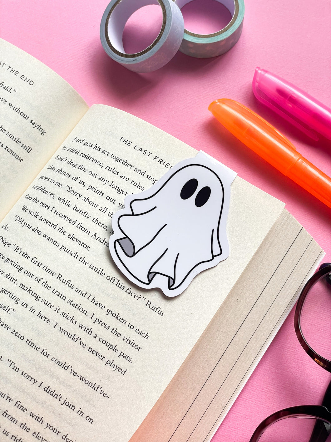 Ghost Magnetic Bookmark