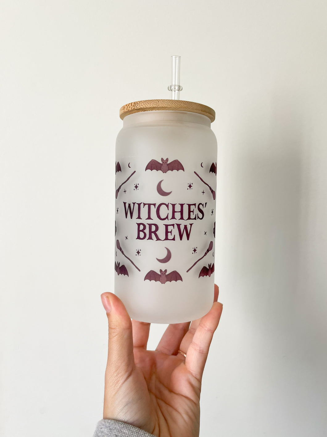 Witches’ Brew Beer Can Glass