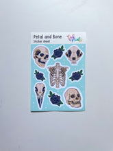 Load image into Gallery viewer, Petal and Bone Sticker Sheet
